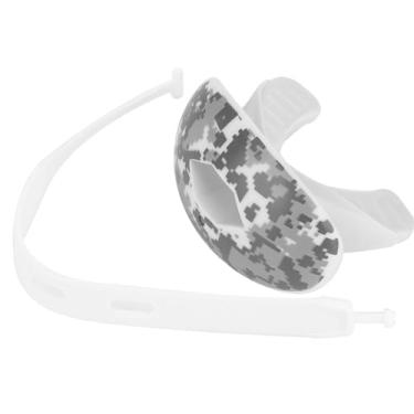 Imagem de MUNEFE Protetor bucal esportivo, protetor bucal TPR, protetor bucal de futebol juvenil para boxe, futebol, lacrosse, hóquei, basquete (mosaico)