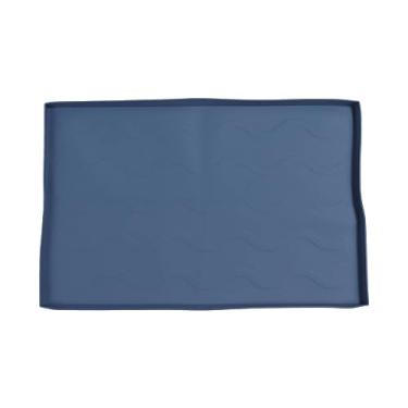 Imagem de Tapete para grelha GRCFUMO, tapete para grelha de silicone, capa superior para grelha Blackstone, tapete protetor Blackstone, capa para grelha de silicone para churrasco ao ar (22inch Dark Blue)