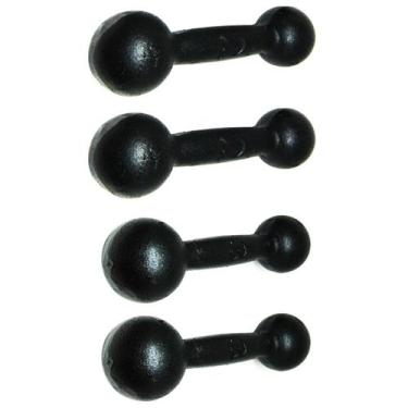 Imagem de Kit Par de Halter Pintado Peso: 1 Par 2kg + 1Par 3kg - 1 Fit