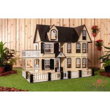 Imagem de Casa de Bonecas Escala Barbie Modelo Stefannie Crem - Darama