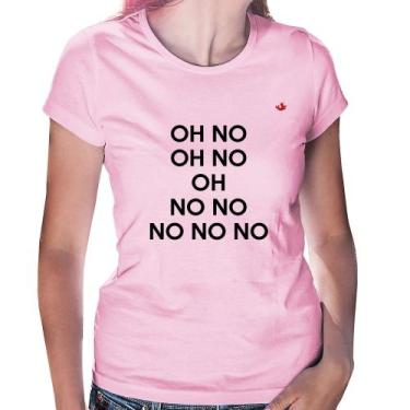 Imagem de Baby Look OH NO! - Foca na Moda, Rosa bebê, M