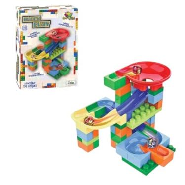 Imagem de Pista de Blocos de Montar 59 Peças – Crie Percursos Incríveis! (CX:036)