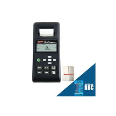 Imagem de Termômetro Digital Tipo K J E T C 2 Canais Impressora Portátil Thr-140