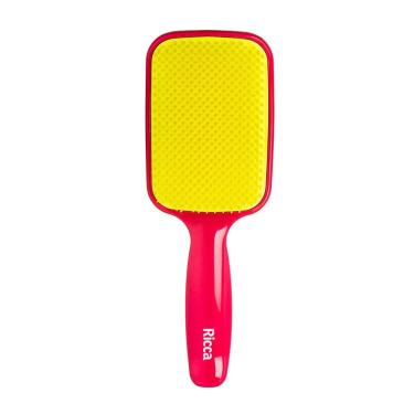 Imagem de Escova de Cabelo Raquete Ricca Flex Pink