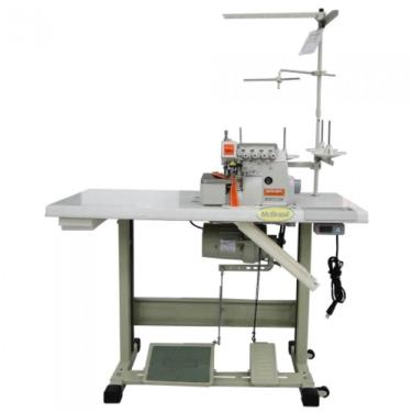 Imagem de Máquina de Costura Overlock Industrial, 2 Agulhas, 4 Fios, Ponto Cadeia, Lubrif. Automática, 7500ppm, 747K