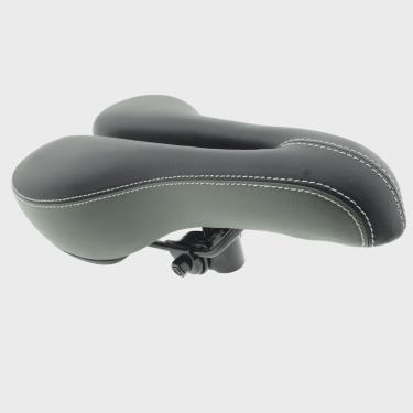 Imagem de Selim Banco Bike Absolute Md211a-1 c/ Cavidade Preto/Cinza