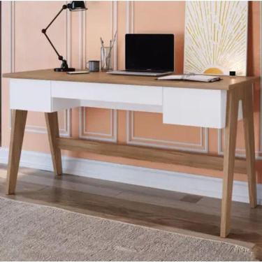 Imagem de Escrivaninha 03 Gavetas Trend Home Office Artesano Off White