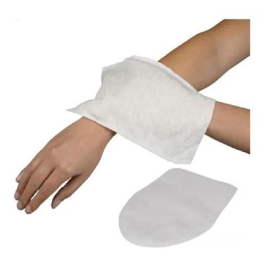 Imagem de Luva Para Banho Descartável Hospitalar Limpeza Pele 25 Unid