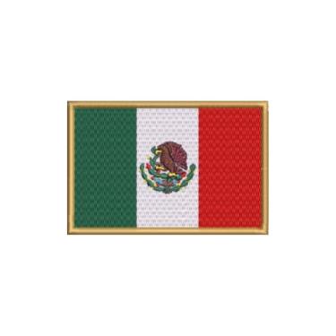Imagem de BP0050-021 México Patch Bordado 10,2×6,8cm (D-Arquivo Matriz para bordar.)