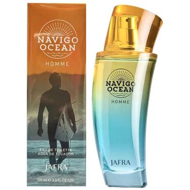 Imagem de Perfume JAFRA NAVIGO Eau de Toilette, 5 frascos de amostra, 1 mL cada