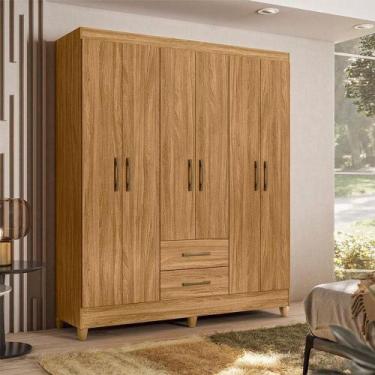 Imagem de Guarda Roupa Casal Ambiente Panamá 6 Portas Freijó - Moval - MOVAL MOV