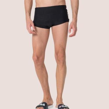 Imagem de Sunga Praia Masculina Lisa Moda Praia Modelo Sungão - Dass, Preto, M