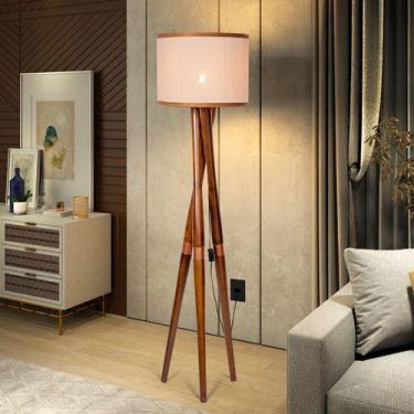 Imagem de Abajur Belíssima Hotel Fazenda Retro Luxo Tripé Pedestal - A7home