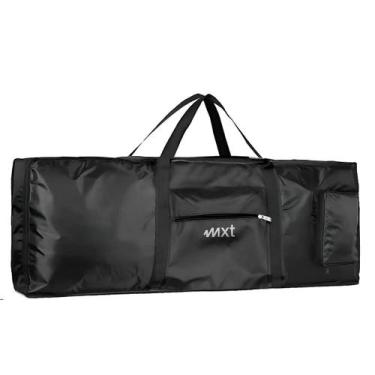 Imagem de Capa Bag Extra Luxo Acolchoada Para Teclado De 61 Teclas Cor Preto - M