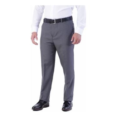 Imagem de Calça Social Masculina Amil Alfaiataria Não Amassa 1851, Chumbo, 46