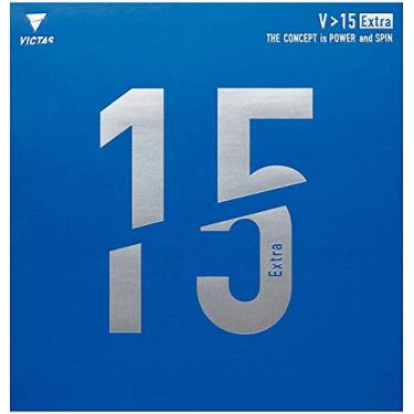 Imagem de VICTAS - V > 15 Extra - Borracha de tênis de mesa - Preto - 2.0