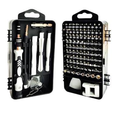 Imagem de Kit de Ferramentas de Precisão 115 em 1 com Pontas Magnéticas fenda torx philips hexagonal– Ideal para Reparos em Celulares, Notebooks e Eletrônicos Profissional