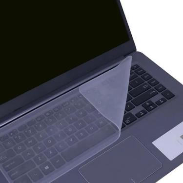 Imagem de Protetor de Teclado em Silicone Transparente para Notebook 15", Antipo