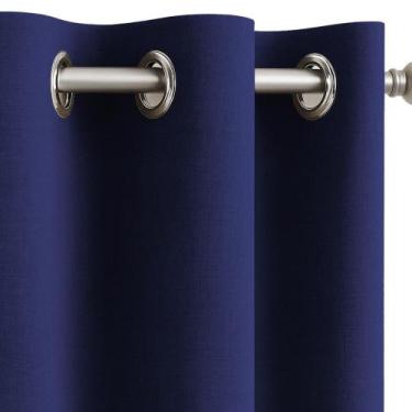 Imagem de Cortina De Linho Rústico Texturizado 3,00m x 1,60m Toque Natural Com I