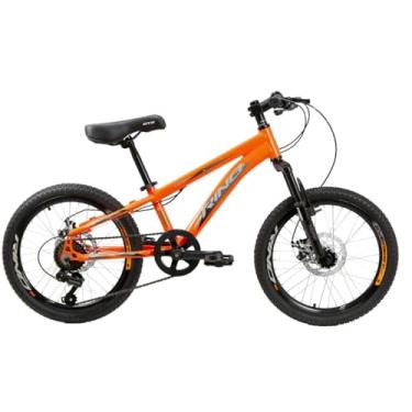 Imagem de BICICLETA ARO 20 RINO INFANTIL FREIO A DISCO CAMBIO SHIMANO (Laranja)