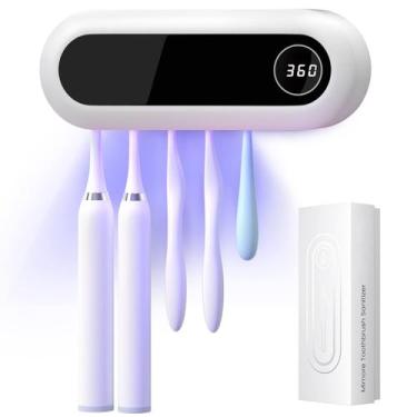Imagem de Suporte para escova de dentes MIMORE, 5 slots com função de temporizad