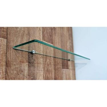 Imagem de Prateleira de Vidro 60x15 cm Qualidade Superior e Estilo Refinado