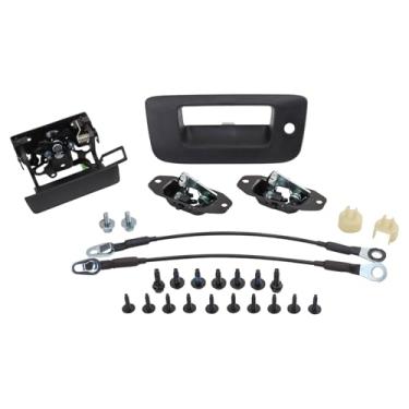 Imagem de TRQ Kit de reparo de porta traseira compatível com Chevrolet Silverado 2007-2013 1500 2007-2014 Silverado 2500 HD Silverado 3500 HD GMC Sierra 1500 Sierra 2500 HD Sierra 3500 HD