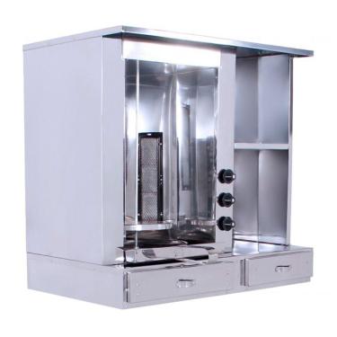 Imagem de Churrasco Grego De Balcão R2 Em Inox Com Gavetas R0087