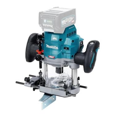 Imagem de Tupia de Coluna Makita RP001GZ 40V XGT Brushless 1/2" 60mm p/Marcenaria Carpintaria Madeira MDF Compensado 8000-25000RPM AWS Bluetooth Iluminação LED Soft Start Sem Bateria Carregador