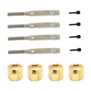 Imagem de JWQFBC Componentes de Reposição para Cubos Hexagonais de Carro RC, Acessórios para Brinquedos RC, Adaptador Hexagonal, Combinador, 4x4 Tem Eixo de Saída