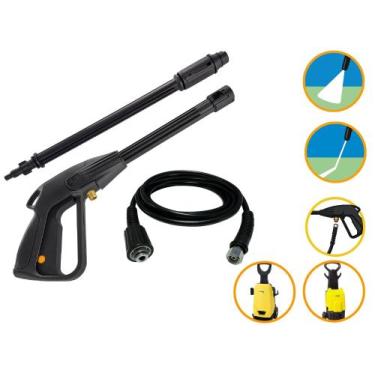 Imagem de Kit Mangueira 5mt Pistola Lança Original Lavor SK Lavadora