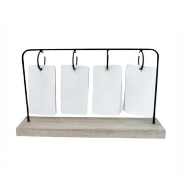 Imagem de CalendáRio de Mesa，CalendáRio de DecoraçãO de EscritóRio Preto/Ouro(PRETO PLAQUINHAS)