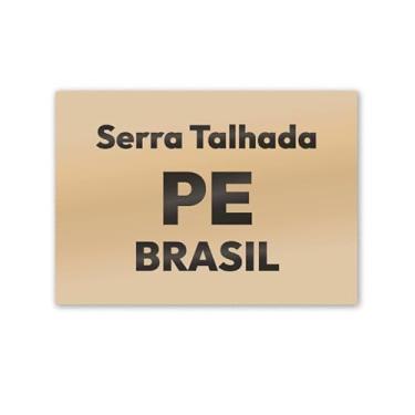 Imagem de Imã de Geladeira Serra Talhada Pernambuco MDF 8cm x 5cm