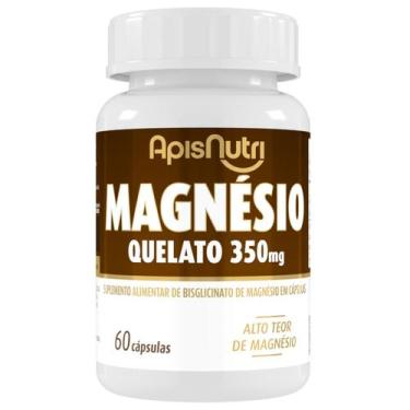 Imagem de Suplemento Mineral de Magnésio Quelato 375mg 60 cáps - APISNUTRI