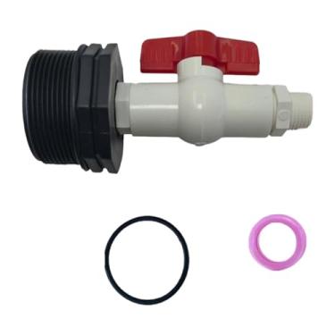 Imagem de Xgdsnly Válvula de controle de de tambor em PVC, resistente ao desgaste, conector de tanque de água, adaptador de tanque de