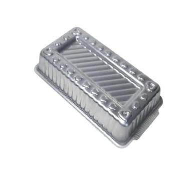Imagem de Forma Retangular Corações 25x13x6,3cm Bolo Torta Pão - CAPARROZ