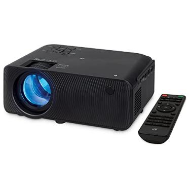Imagem de GPX Mini projetor com portas de mídia Bluetooth, USB e SD, inclui controle remoto (PJ609B)