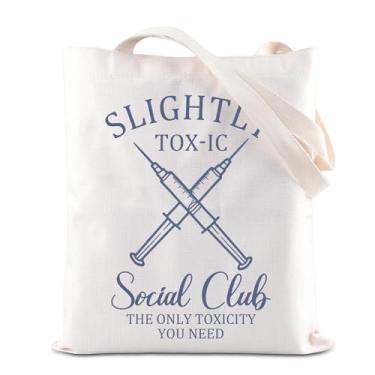 Imagem de TGBJE Bolsa social ligeiramente tóxica inspirada em injetores de enfermeira A única toxicidade que você precisa bolsa Shouder (levemente saída)