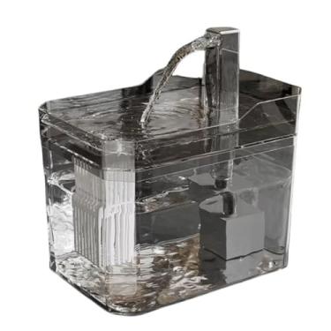 Imagem de Fonte Para Gatos Automática Bebedouro Purificador de Água Com Filtro(Transparente)