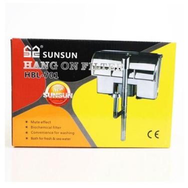 Imagem de Filtro Hang On Externo P/ Aquario Sunsun Hbl 701 600l/h, 110V