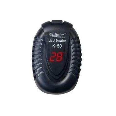 Imagem de Termostato Com Aquecedor Hopar K-50 75w 220v P/ Aquarios