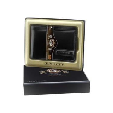 Imagem de Carteira Mitty Em Couro Preta - M0R