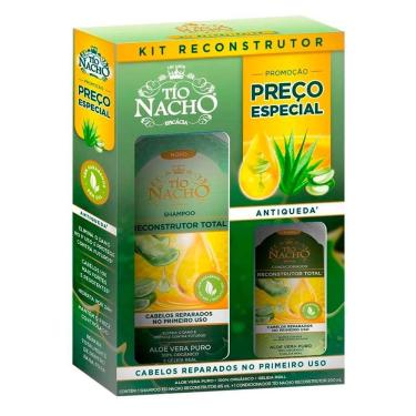 Imagem de Kit Shampoo 415ml+Condicionador 200ml Tio Nacho Reconstrutor