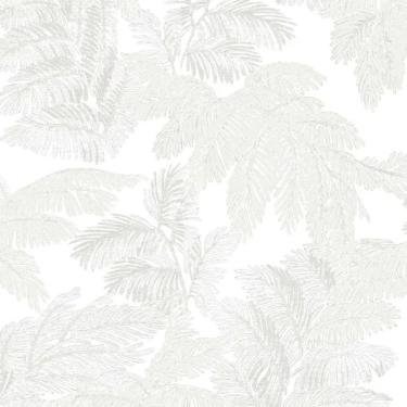 Imagem de Papel De Parede Thema Folhagem Branco 28810