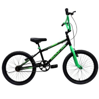 Imagem de Bicicleta Infantil Aro 20 Bike Bmx Saidx, Preto, Verde