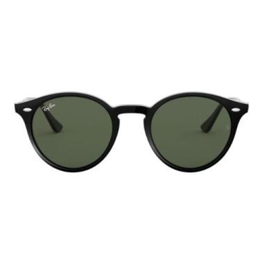 Imagem de Óculos Solar Ray Ban RB 2180L, Preto, Lente verde