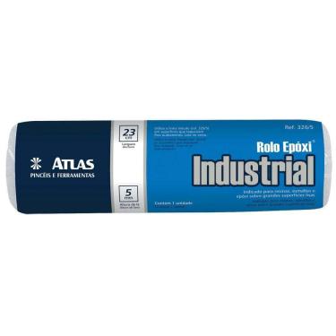 Imagem de Rolo Pintura 23Cm Lã Poliéster Epóxi Resina Atlas