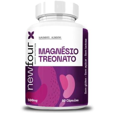 Imagem de Suplemento Magnésio Treonato 60 Cápsulas - New Four