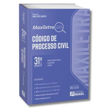 Imagem de Código Processo Civil + Constituição Federal 31ª Edição 2025 - Maxilet