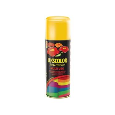 Imagem de Tinta Spray Lukscolor Multiuso 400ml, amarelo brilhante